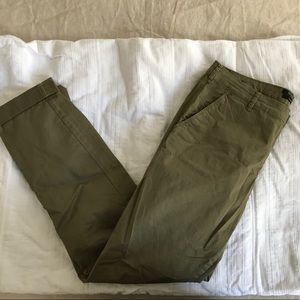 MAISON SCOTCH&SODA Olive Chino Khakis W25|L30